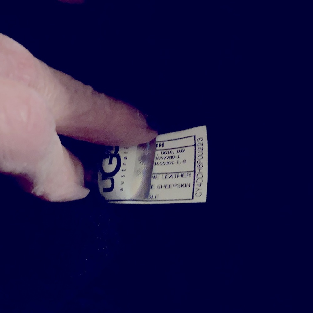 Authentic Ugg Bailey Button Black Boots Size 9 - image 7